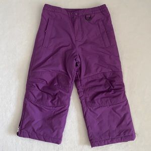 Lands’ End | Snow Ski Snowboard Waterproof Nylon Insulated Pants Purple (5)